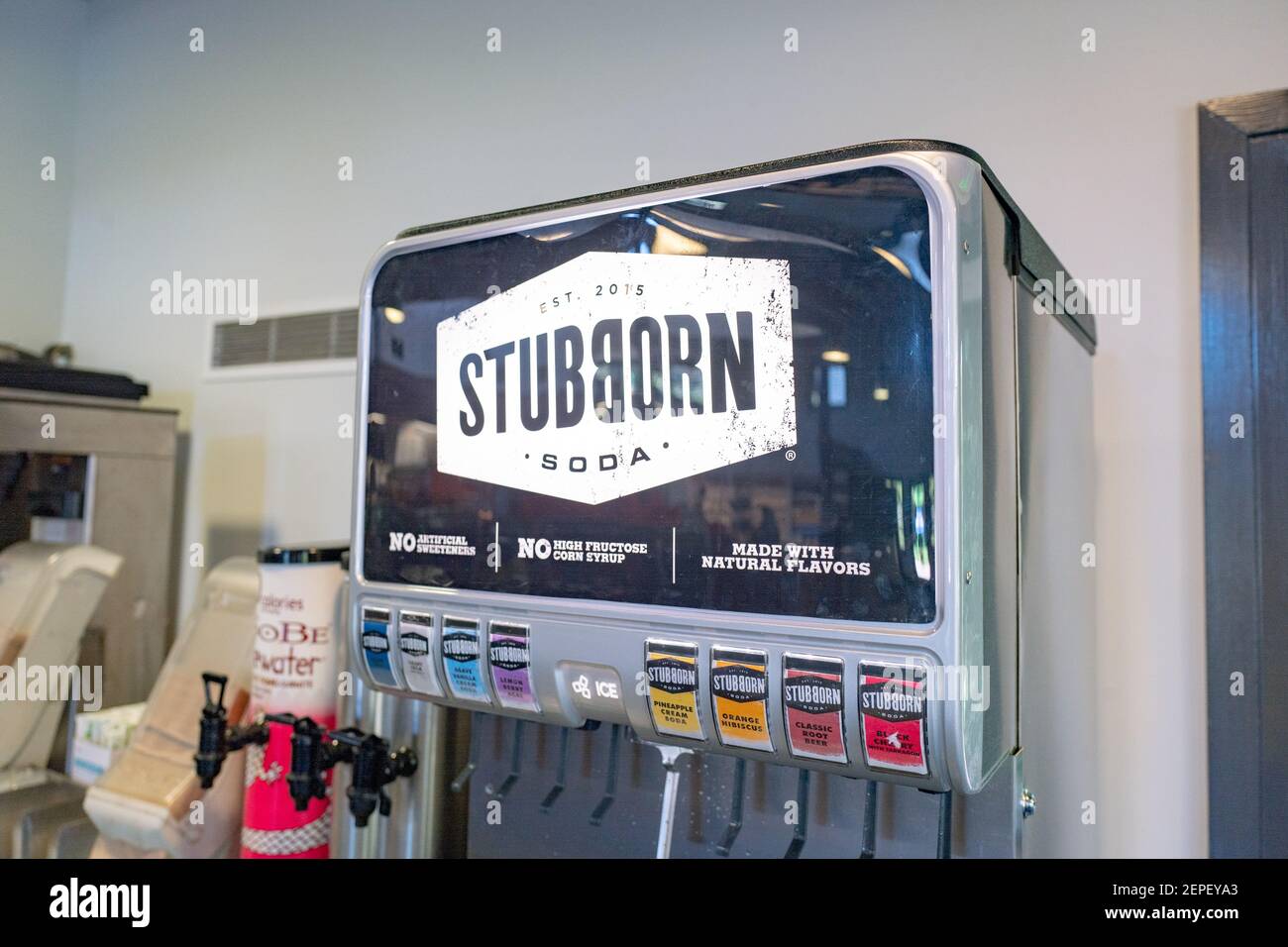 stubborn soda machine