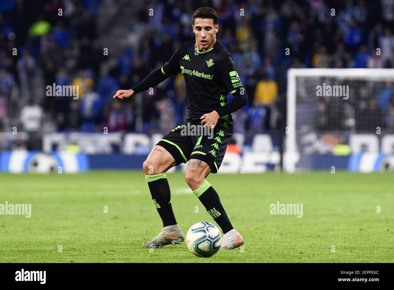 Cristian Tello of Real Betis during the match RCD Espanyol v Real Betis, of  LaLiga, 2019/2020 season, date 17. RCDE Stadium. Barcelona, Spain, 15 DEC  2019. (Photo by pressinphoto/Sipa USA Stock Photo - Alamy