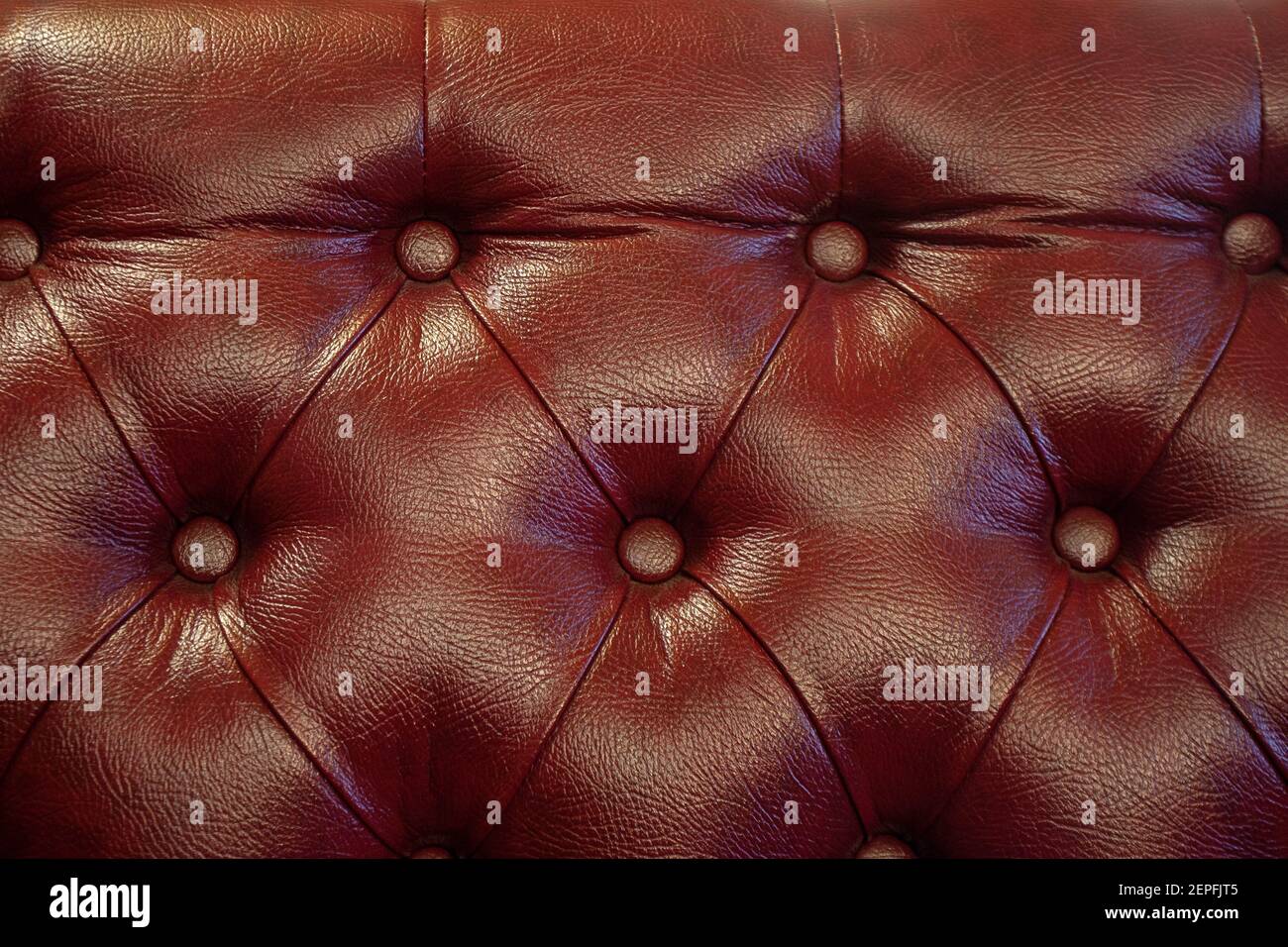 luxury brown leather sofa backdrop. closeup decor for design background Stock Photo Alamy