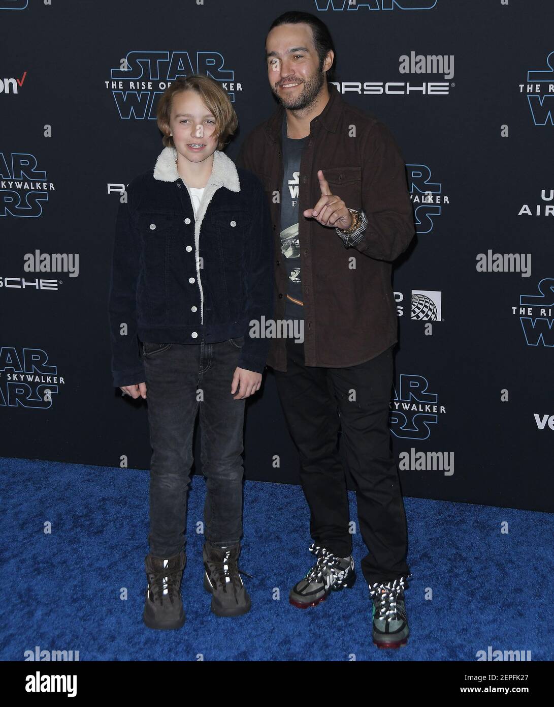 Bronx Wentz and Pete Wentz arrives at Disney’s STAR WARS THE RISE OF