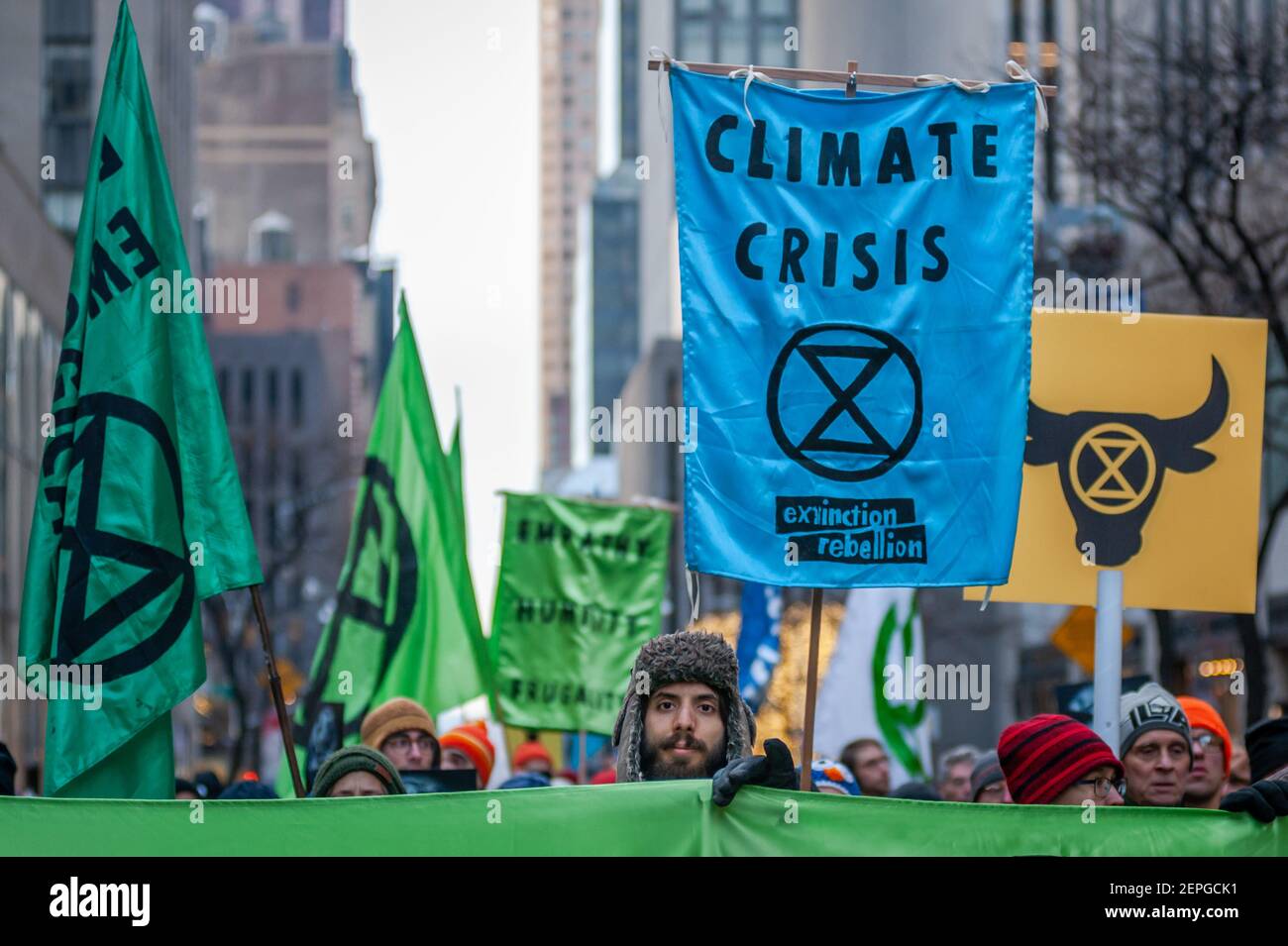 Drawing attention to the ecological collapse caused by climate chaos ...