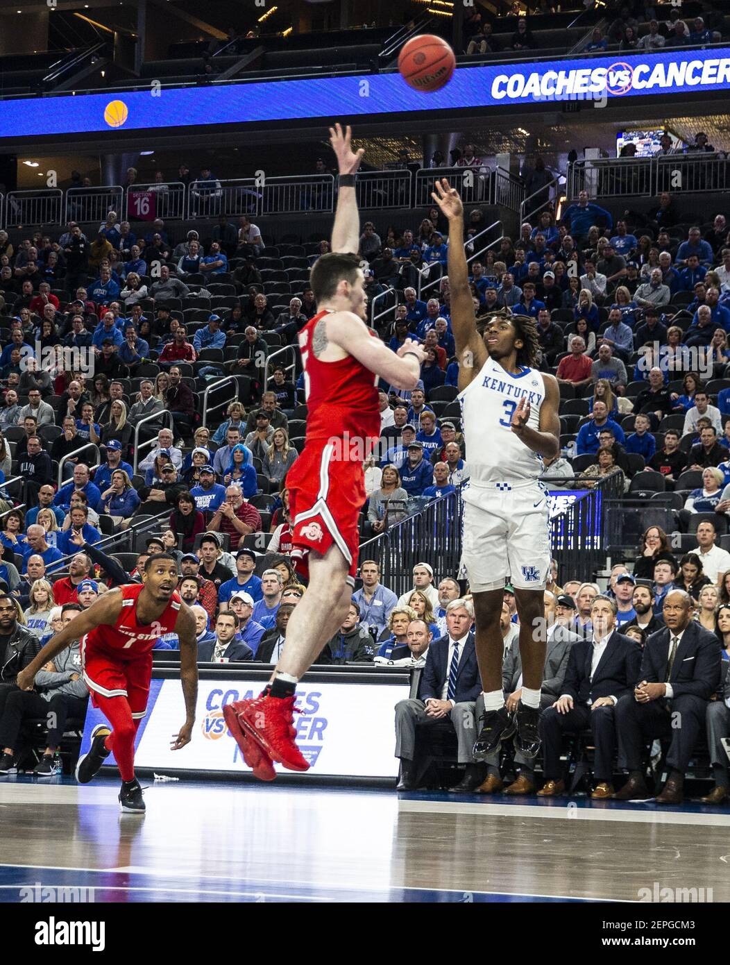 Dec 21, 2019 Las Vegas, NV U.S.A. Kentucky Wildcats Guard Tyrese Maxey ...