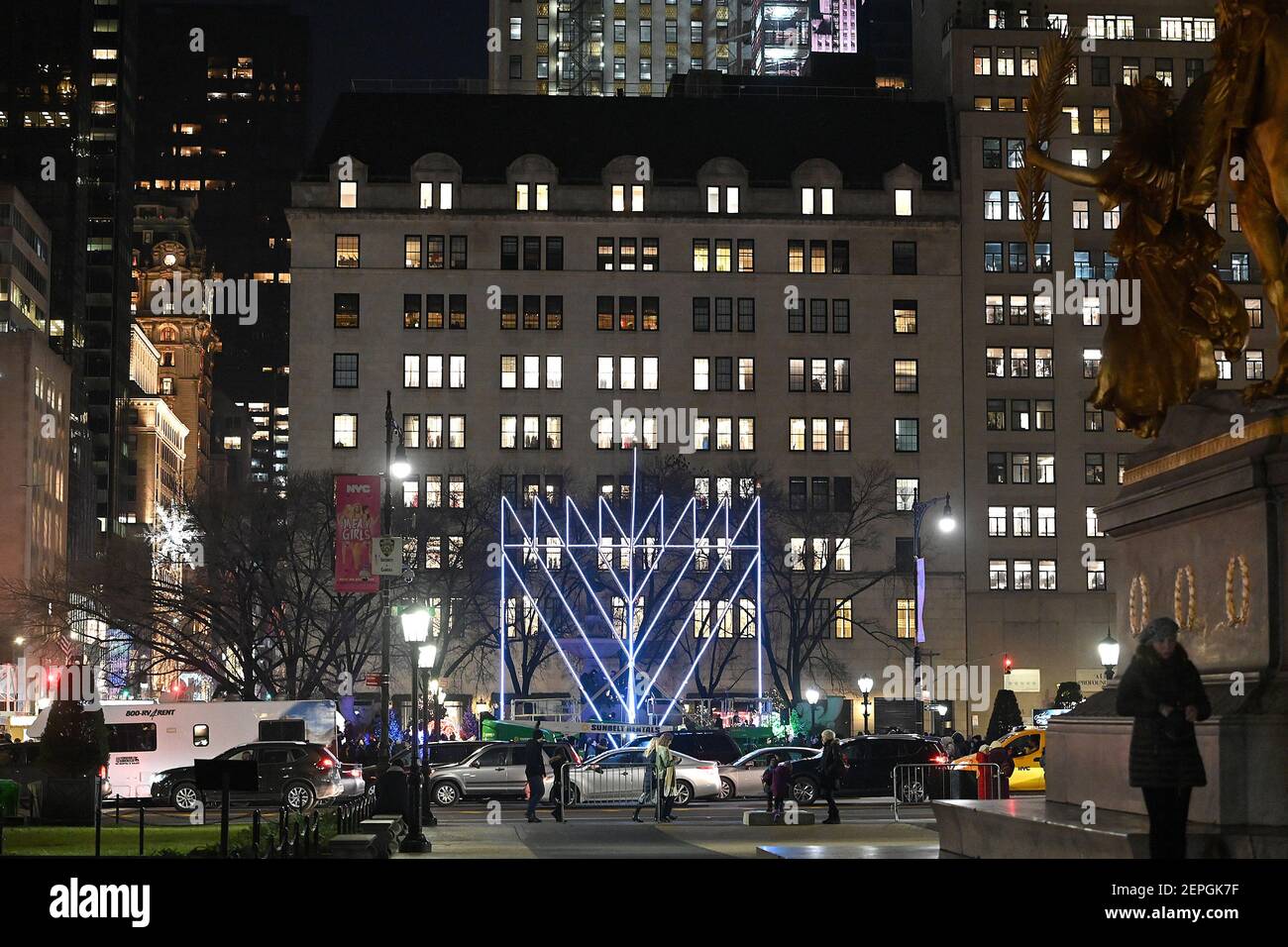 World’s largest Menorah is lit on the first night Hanukkah”, at Grand