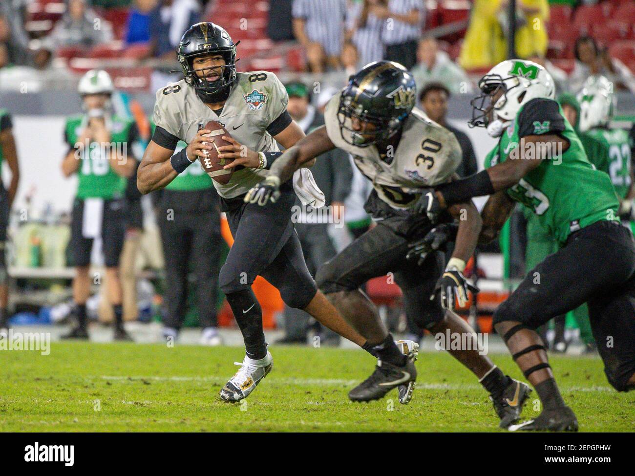 December 23, 2019 Tampa, FL, U.S UCF quarterback Darriel Mack Jr. (8