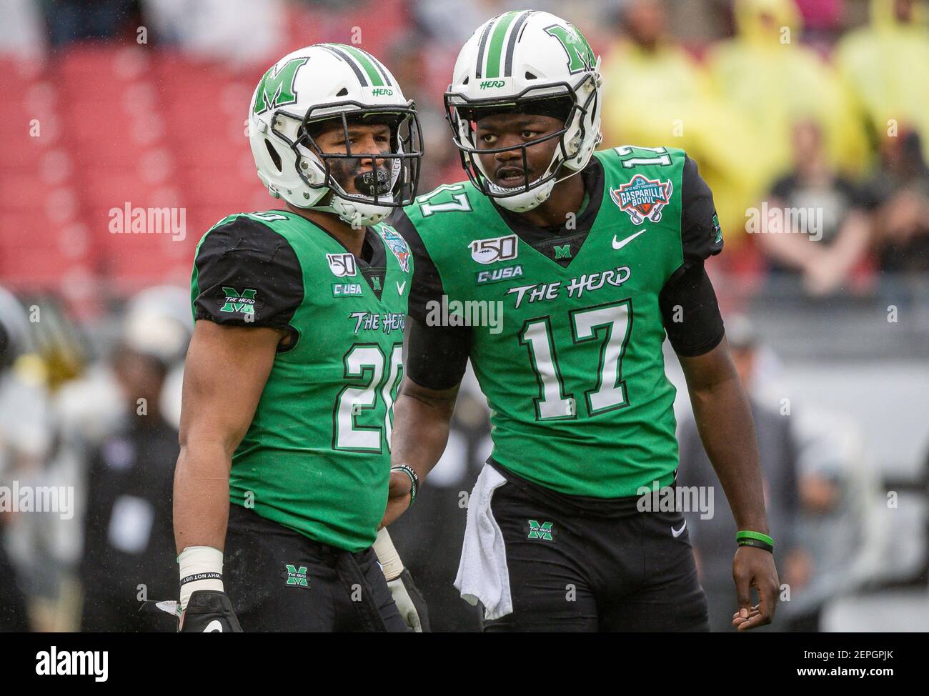 December 23, 2019 Tampa, FL, U.S Marshall running back Brenden Knox