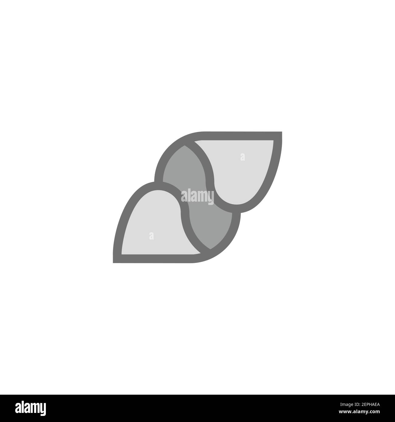 abstract letter s 3d paper geometric design flat logo vector Stock ...
