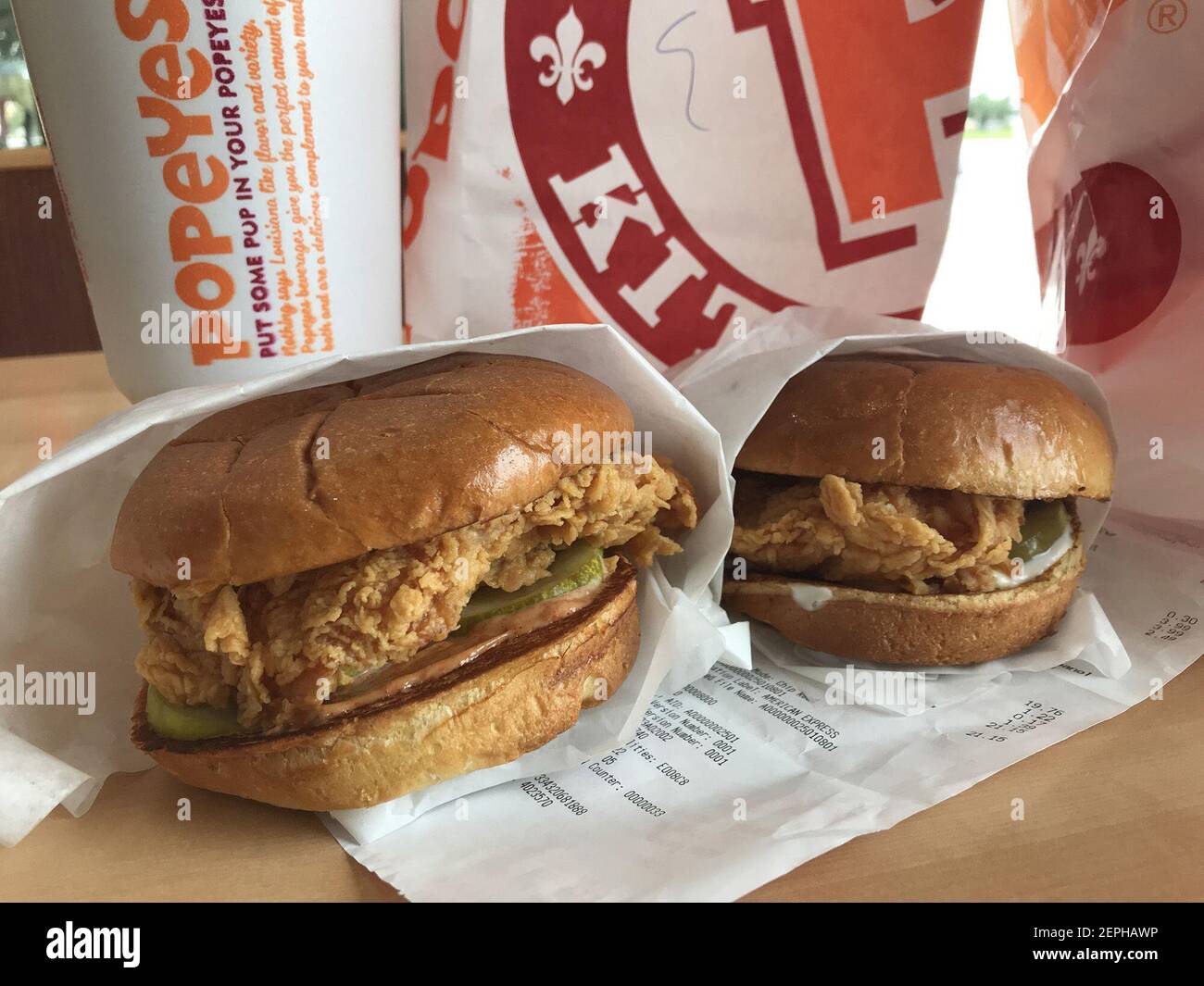 The Popeyes chicken sandwich has a national phenomenon since its