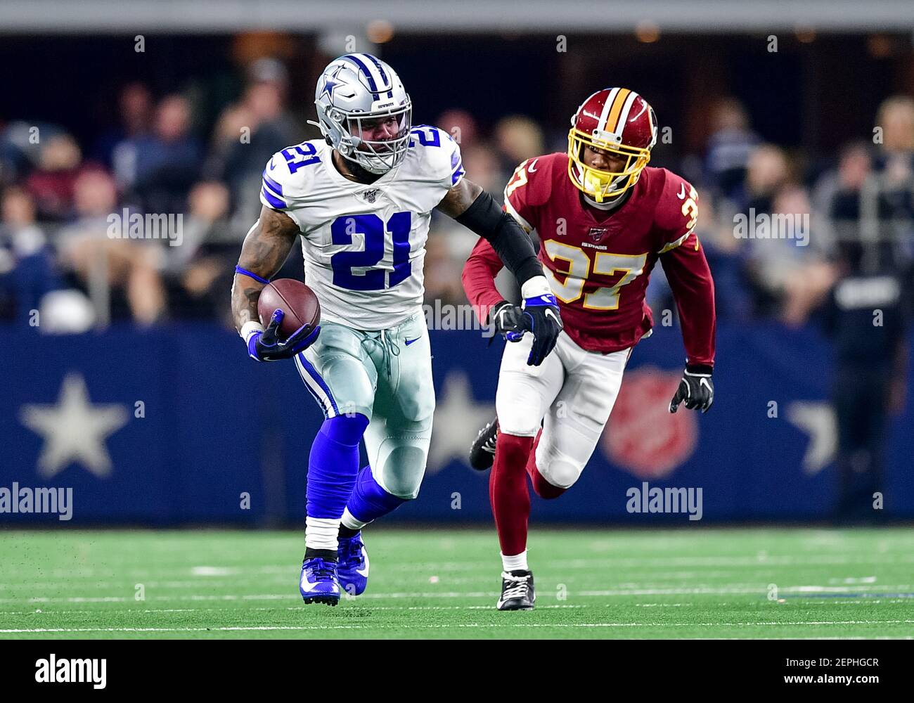 December 29th, 2019.Dallas Cowboys running back Ezekiel Elliott (21
