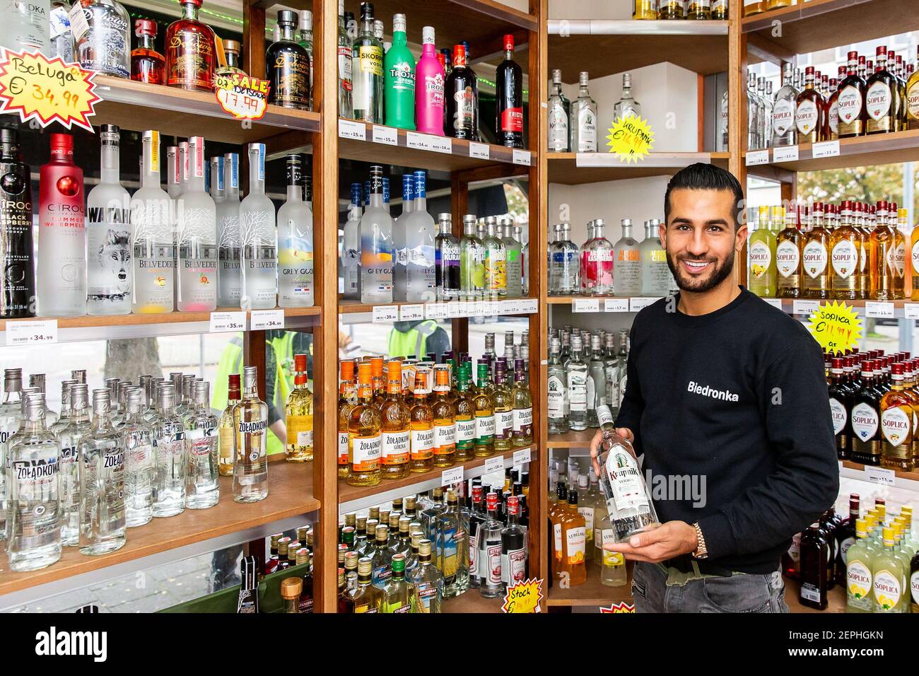 ROTTERDAM , Netherlands , 24-10-2019 , Dutch Football , ELF Voetbal , Quick  Boys , Mohamad Mahmoed in his store (Photo by Pro Shots/Sipa USA Stock  Photo - Alamy