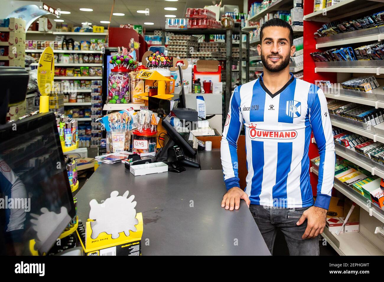 ROTTERDAM , Netherlands , 24-10-2019 , Dutch Football , ELF Voetbal , Quick  Boys , Mohamad Mahmoed in his store (Photo by Pro Shots/Sipa USA Stock  Photo - Alamy