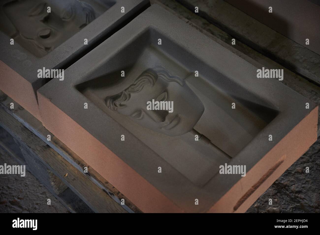 The BAFTA Mask being made. Making of the BAFTA Masks that are awarded ...