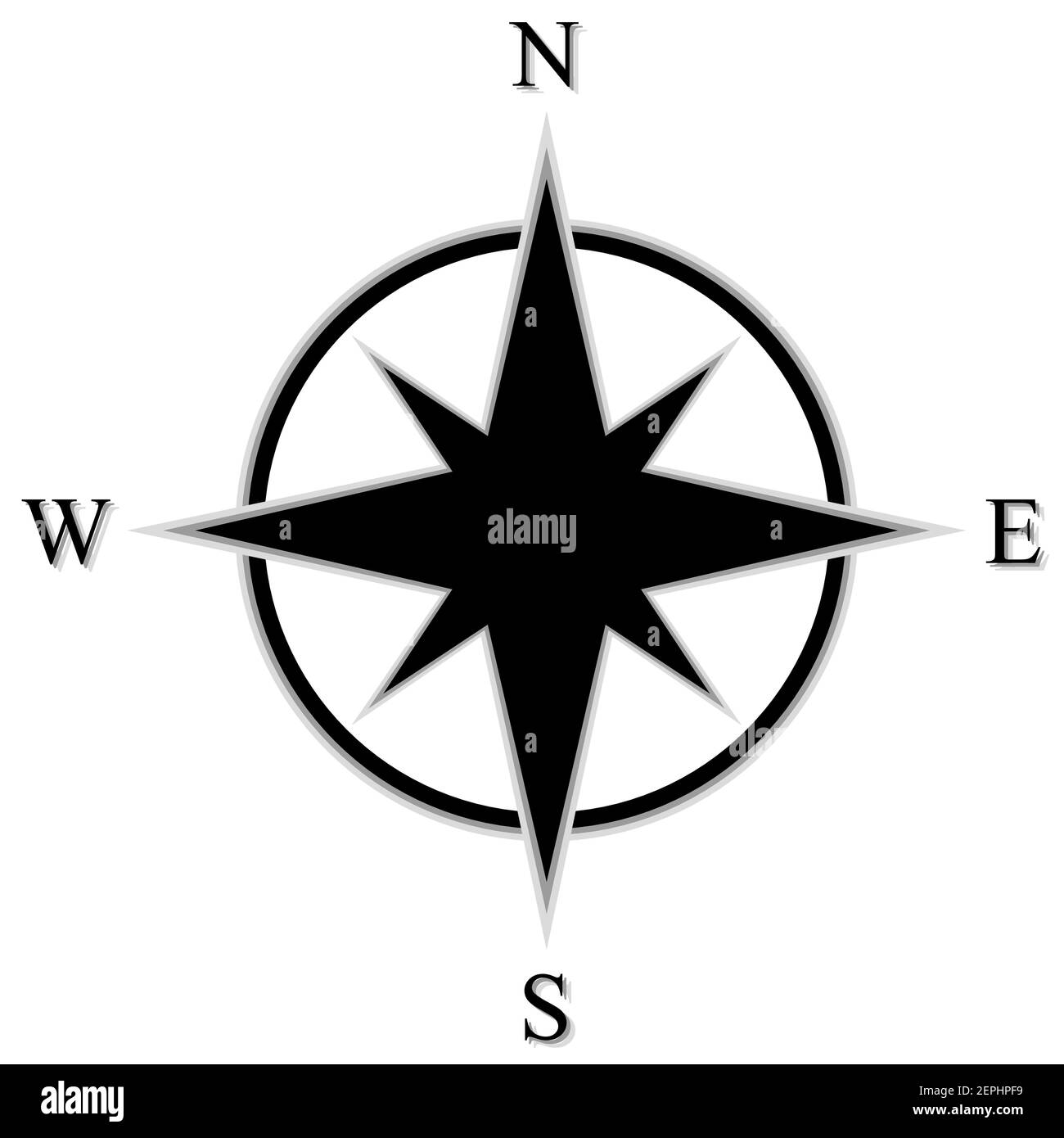 Simple Compass Rose Designs