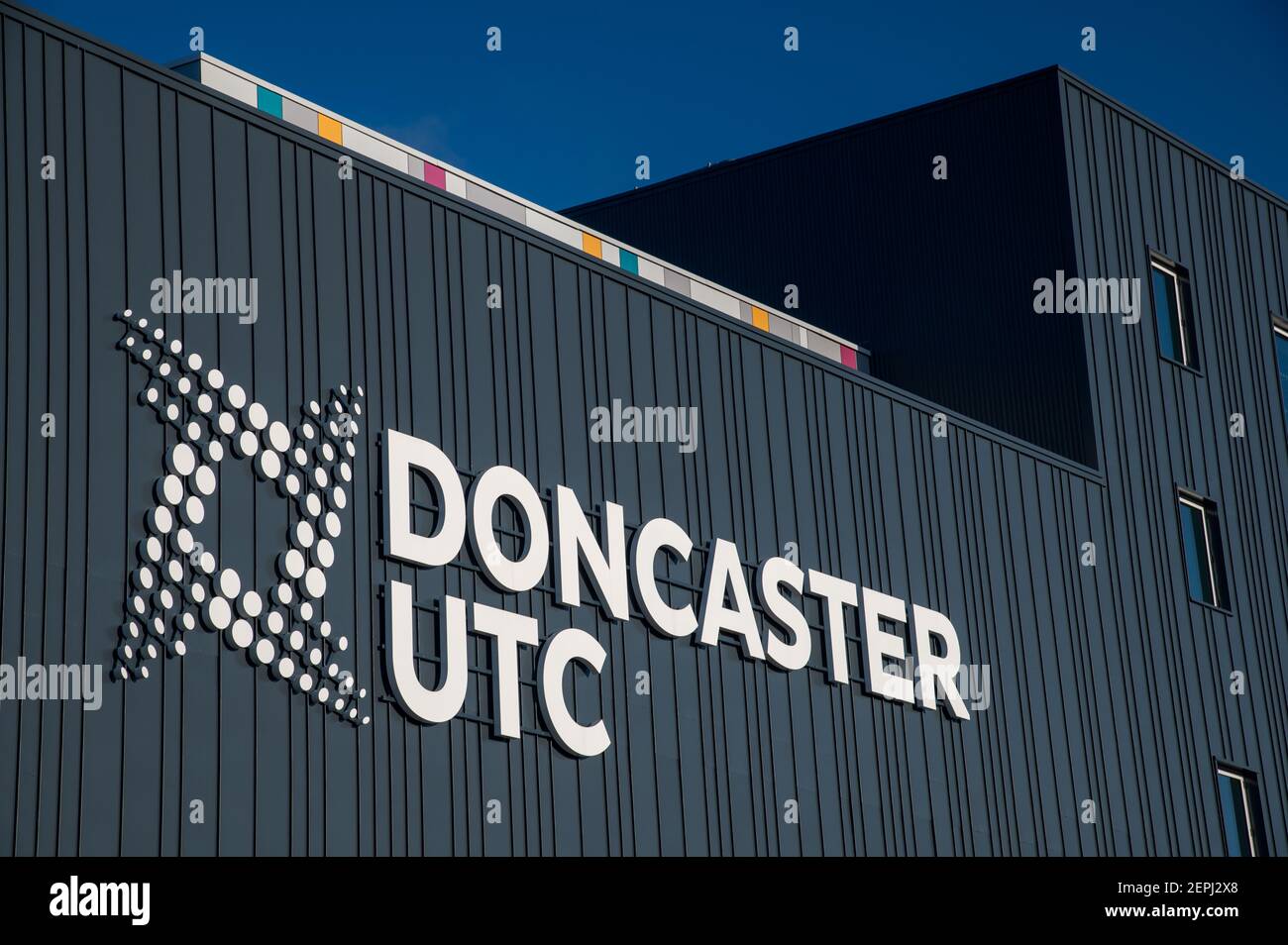 Doncaster UTC Building in Doncaster Civic Quarter, South Yorkshire, UK Stock Photo
