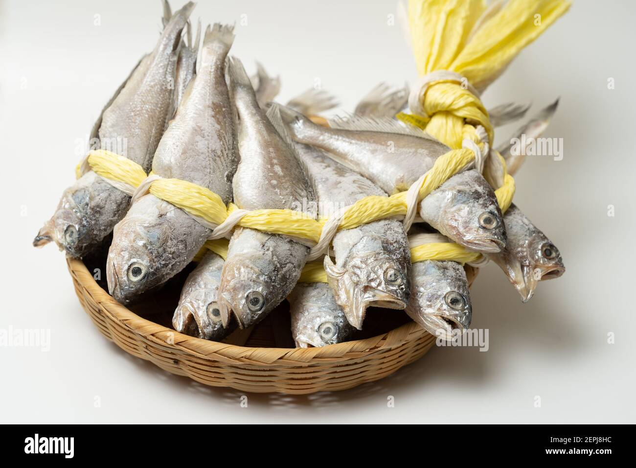 Salted dried yellow corvina is a very delicious fish that is grilled or