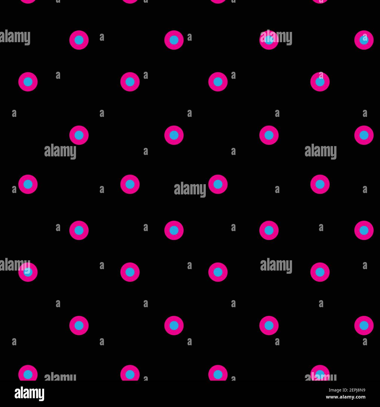 Pink And Black Polka Dot Wallpaper