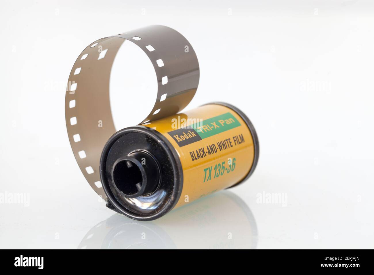 Old Kodak Tri X Pan Photographic Film Stock Photo