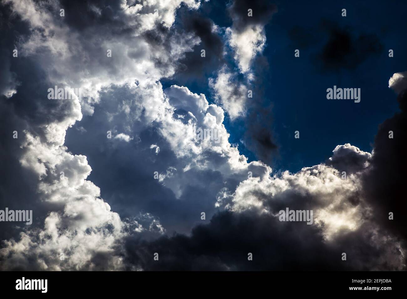 Dark and Dramatic Storm Clouds Area Background Stock Photo - Alamy