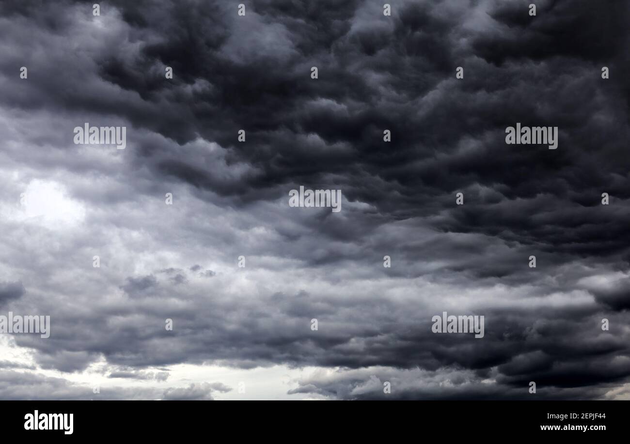 Dark and Dramatic Storm Clouds Area Background Stock Photo - Alamy