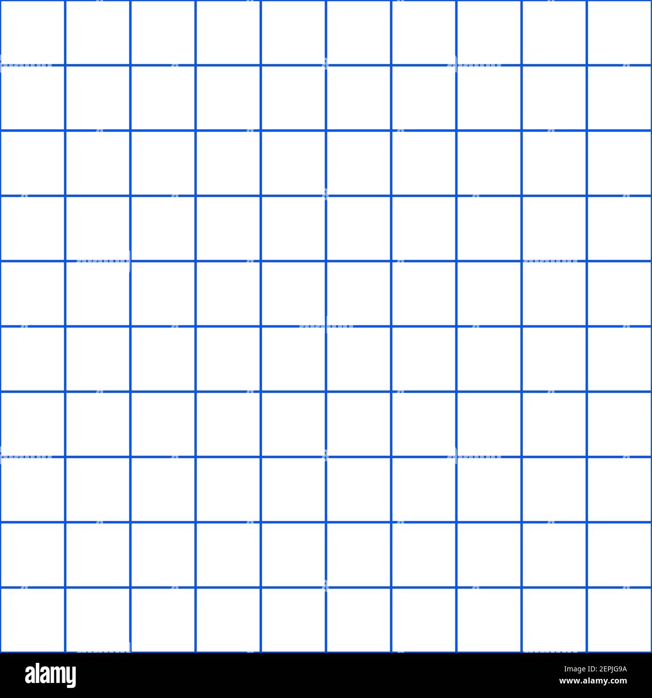 Grid paper. Abstract squared background with blue graph. Geometric