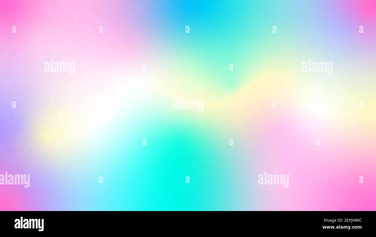 Soothing holographic vector background for website, banner, advertisement, card,   social media Stock Vector