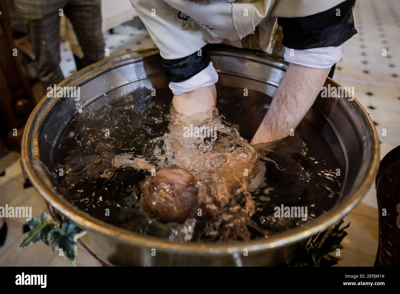 Bucharest, Romania May 24, 2020 Details with a baby sunk in the