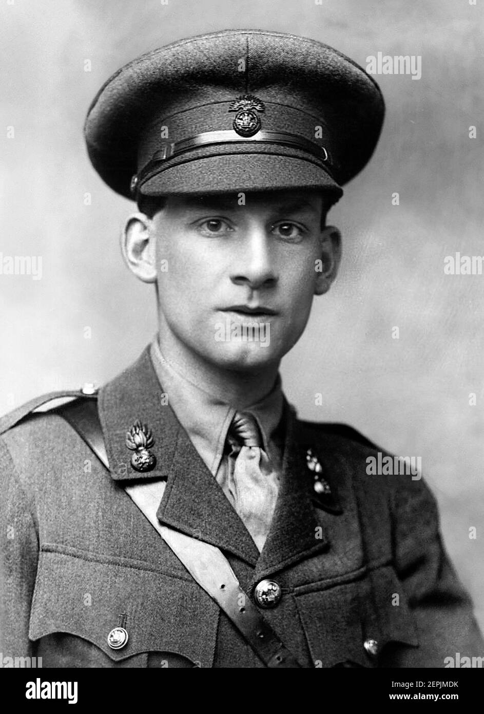 Siegfried Sassoon (1886-1967). Portrait of the English poet and soldier by George Charles Beresford, c.1915. Stock Photo