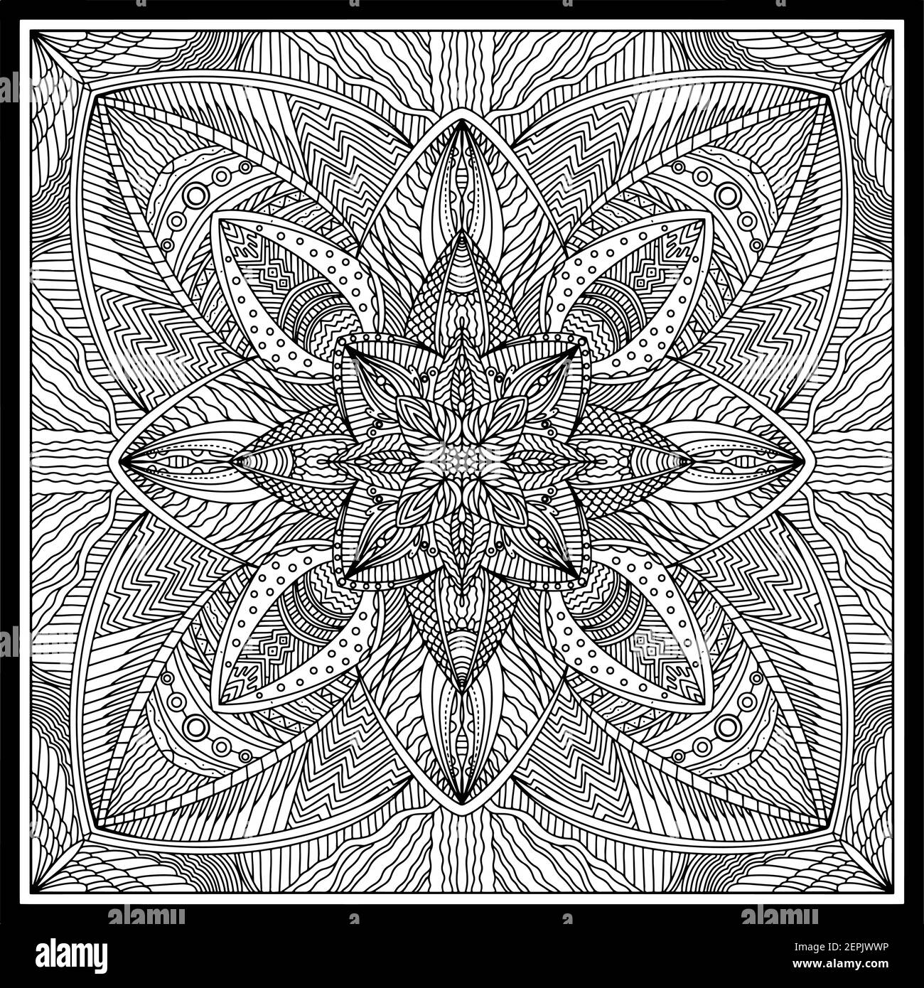 Vector pattern based on square ornament paisley Bandana Print for boys ...