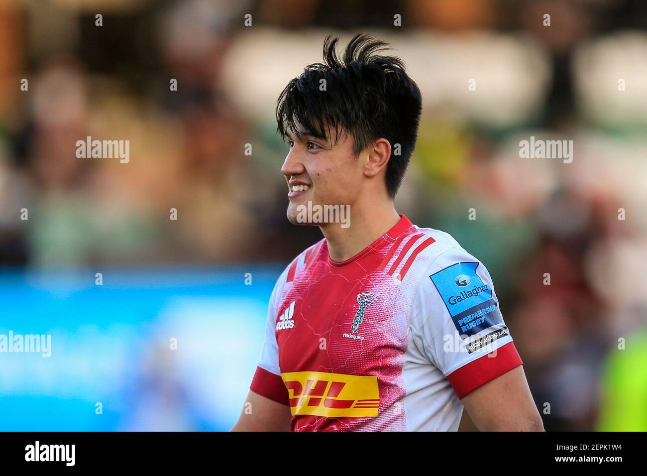 Newcastle, UK. 27th Feb, 2021. Marcus Smith of Harlequins during the game in Newcastle, UK on 2/27/2021. (Photo by Iam Burn/News Images/Sipa USA) Credit: Sipa USA/Alamy Live News Stock Photo