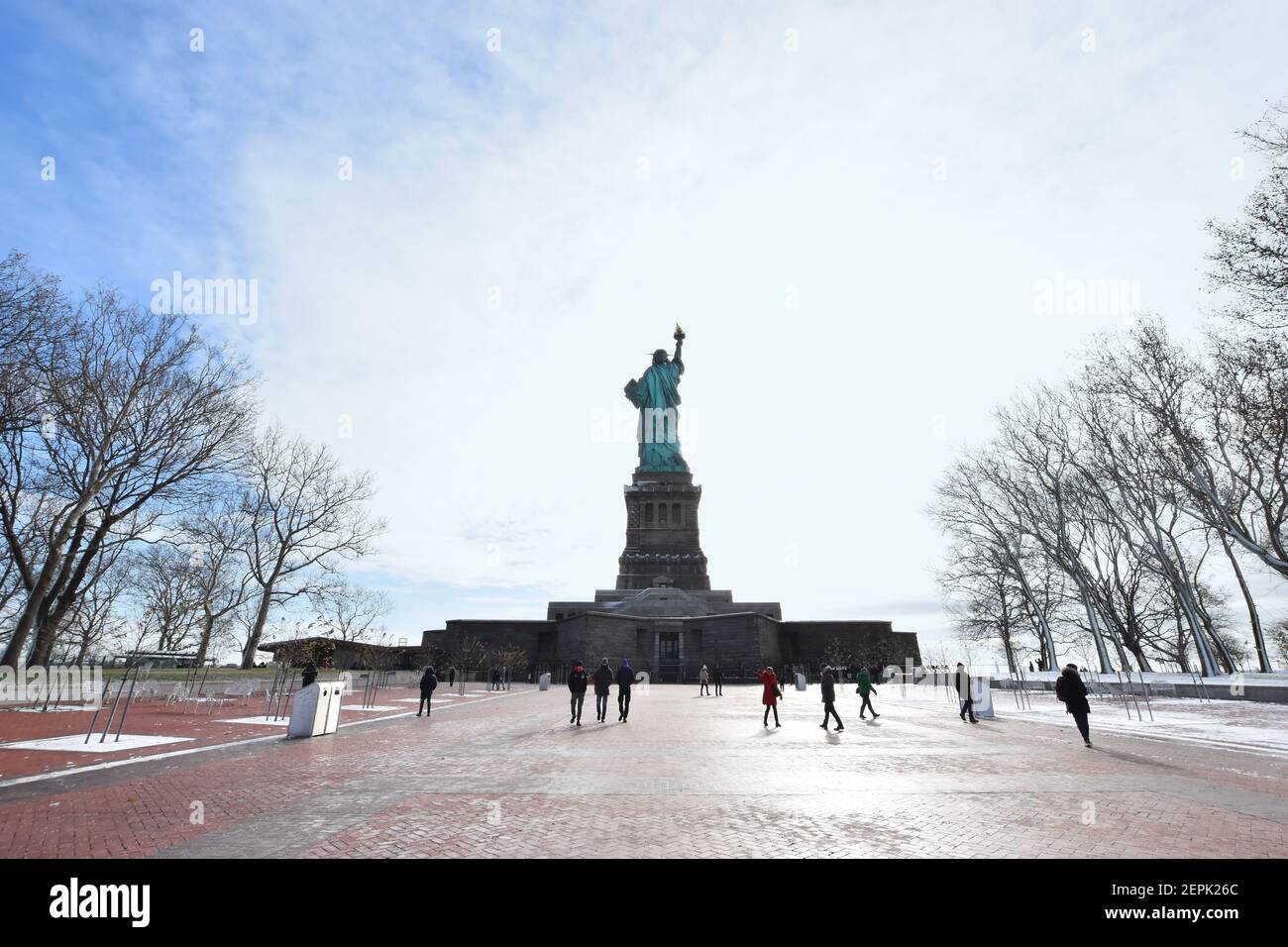 Statue of Liberty, colossal neoclassical sculpture and also known as