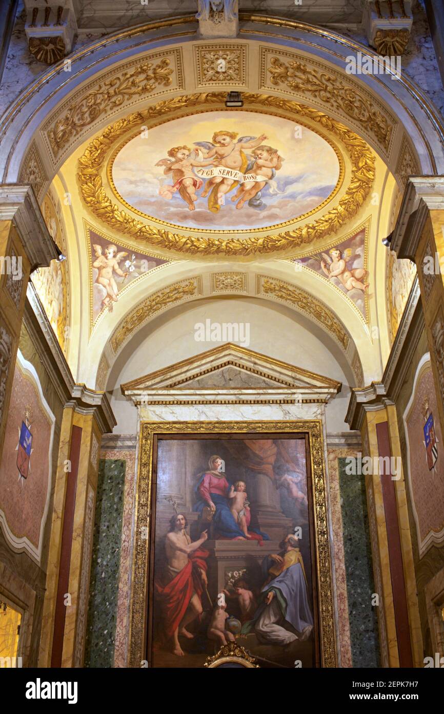 Chiesa di Santa Maria in Portico in Campitelli, Rome Stock Photo Alamy