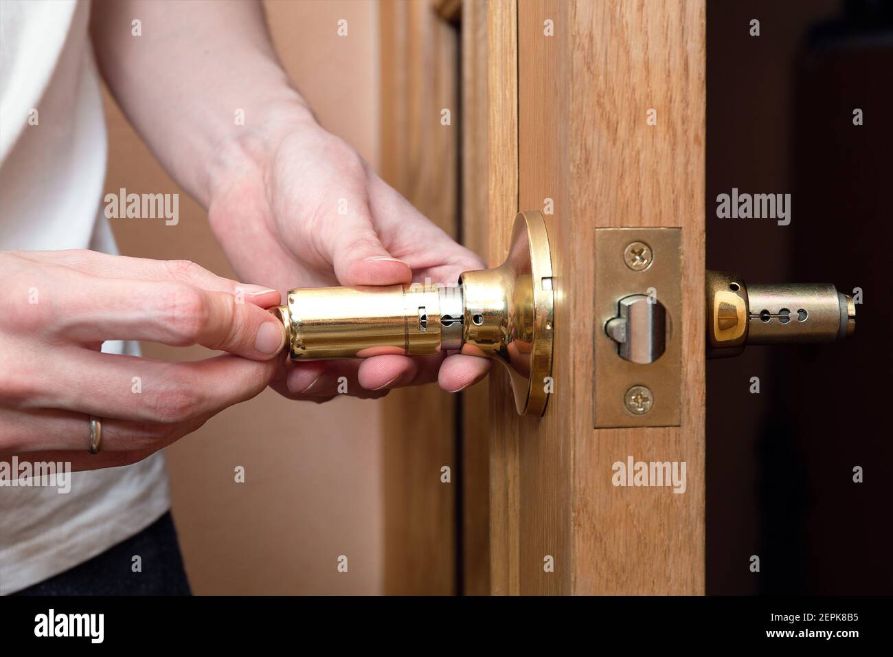 Door lock mechanism hires stock photography and images Alamy
