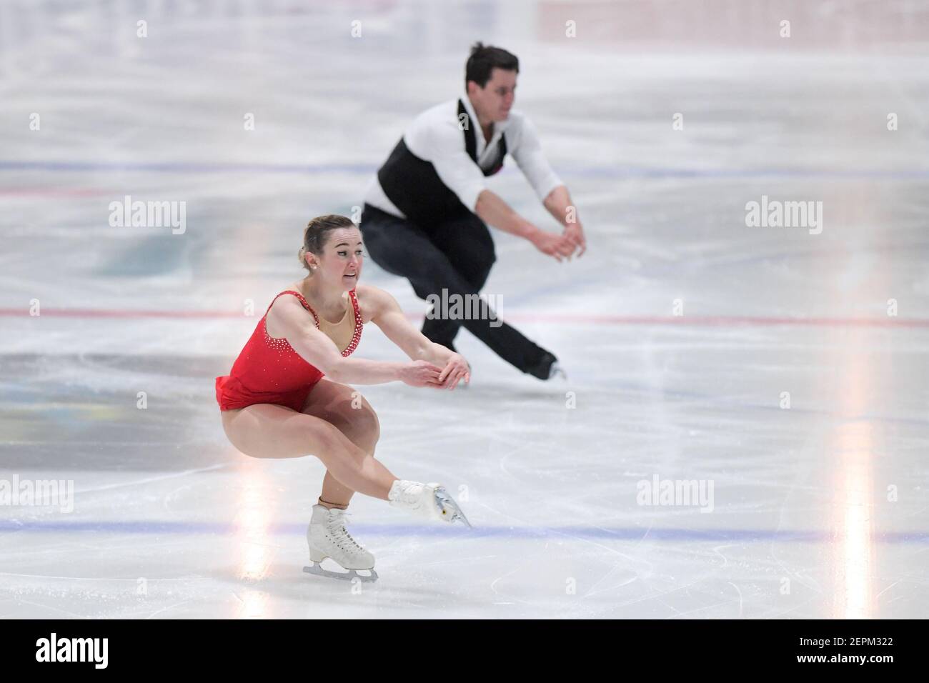 Figure skating pairs short program hi-res stock photography and images -  Alamy