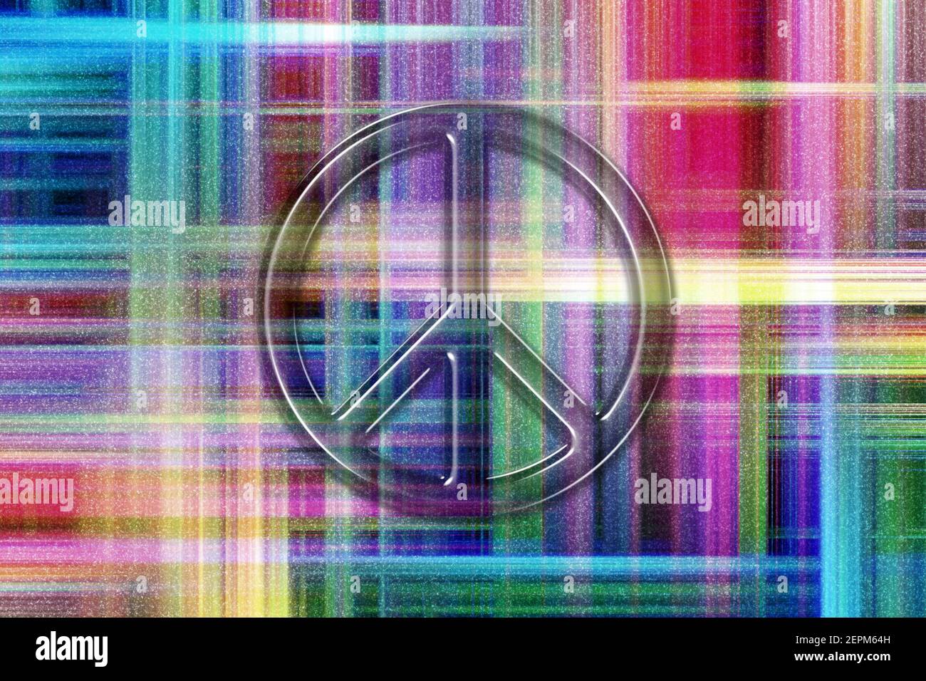 Download Groovy Peace Sign 70s Retro Aesthetic Wallpaper | Wallpapers.com, image size:1300x956