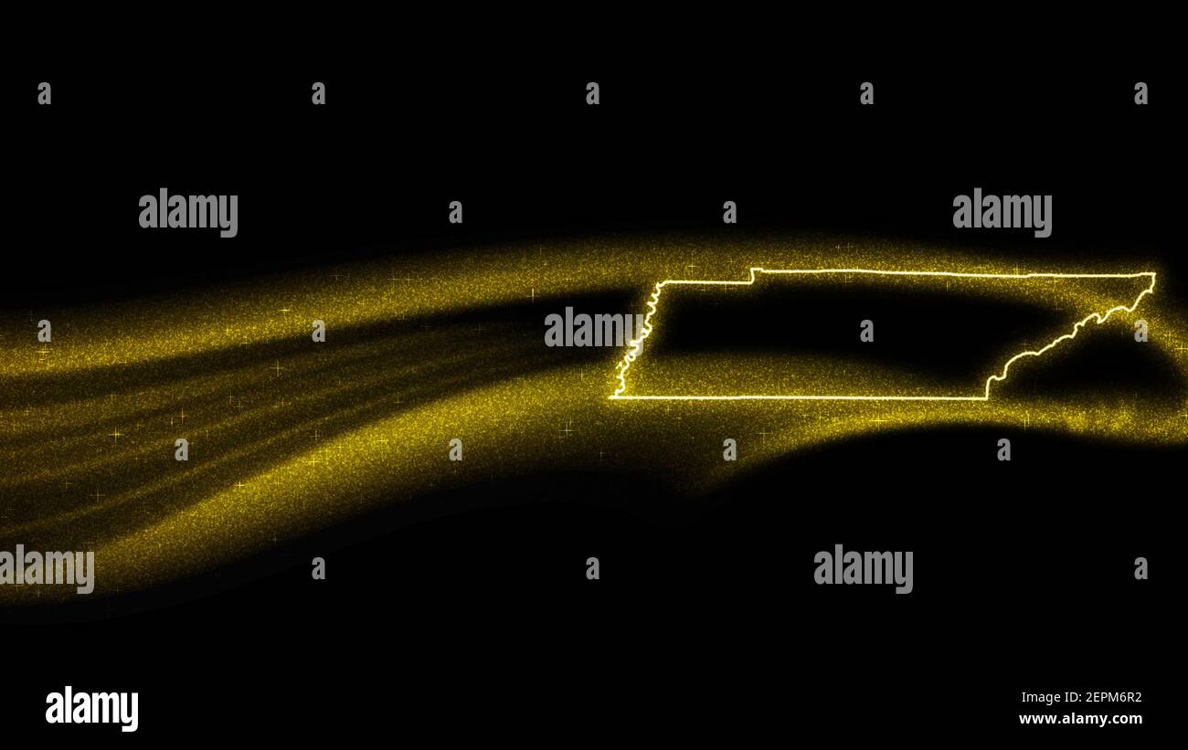 Tennessee gold map hires stock photography and images Alamy