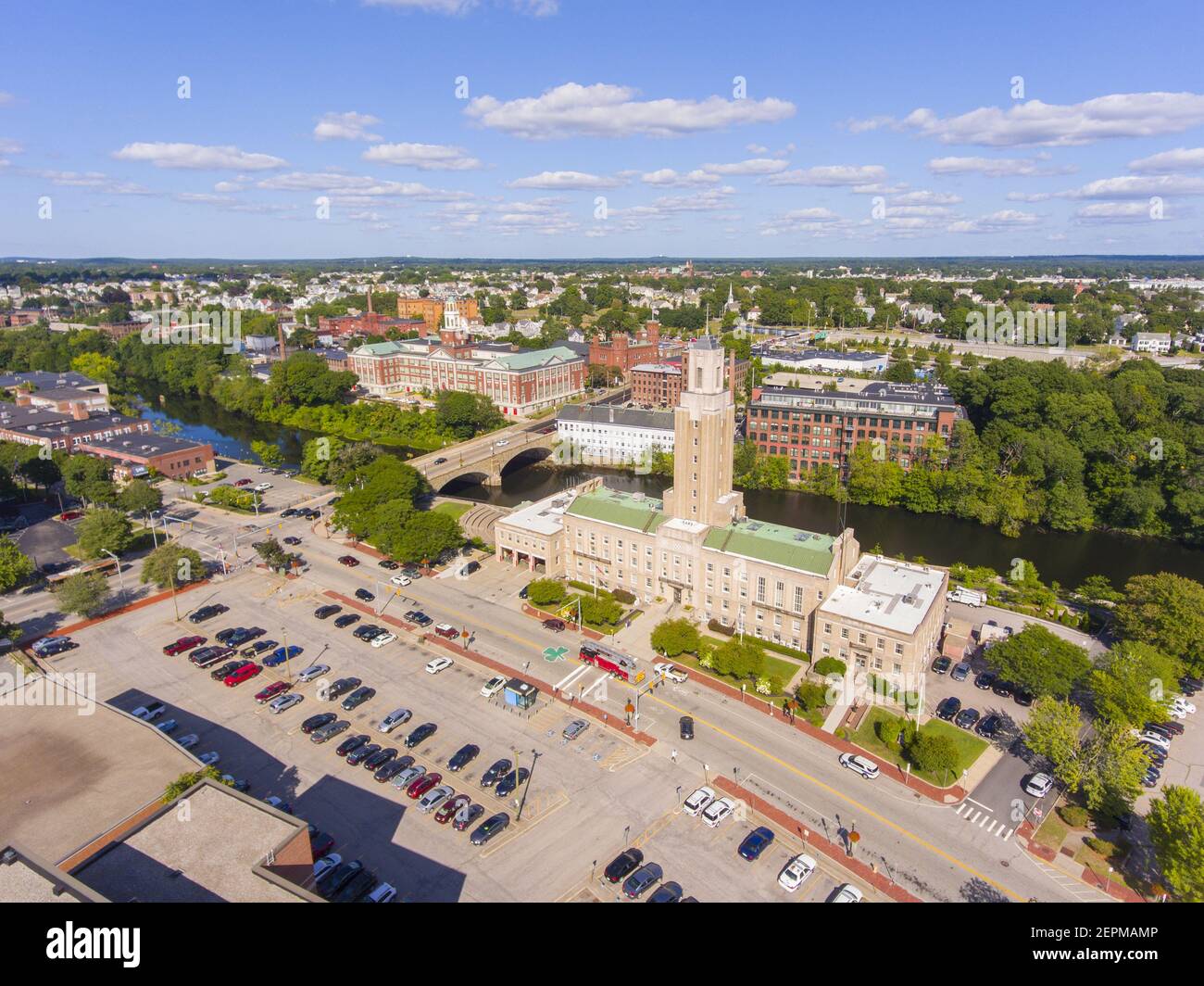 Rhode island skyline aerial hires stock photography and images Alamy