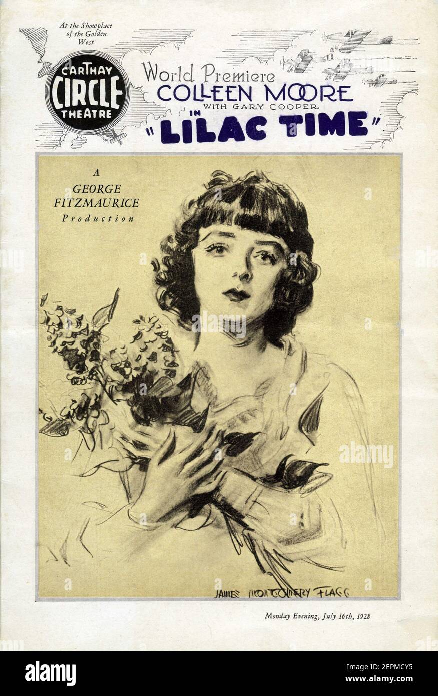 COLLEEN MOORE and GARY COOPER in LILAC TIME 1928 director