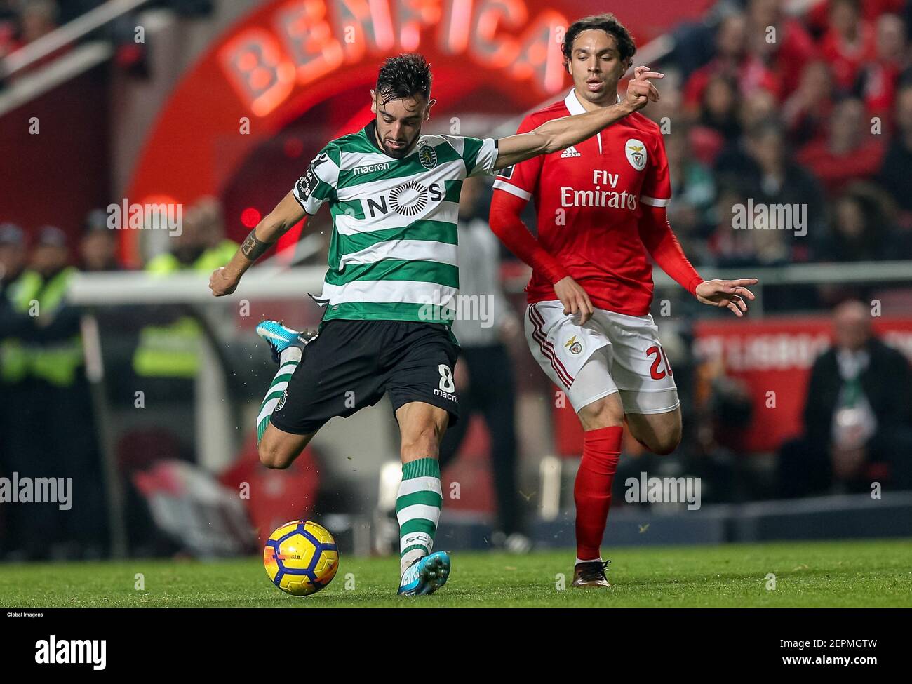 Lisbon, 03/01/2018 Sport Lisboa e Benfica received Sporting Clube de