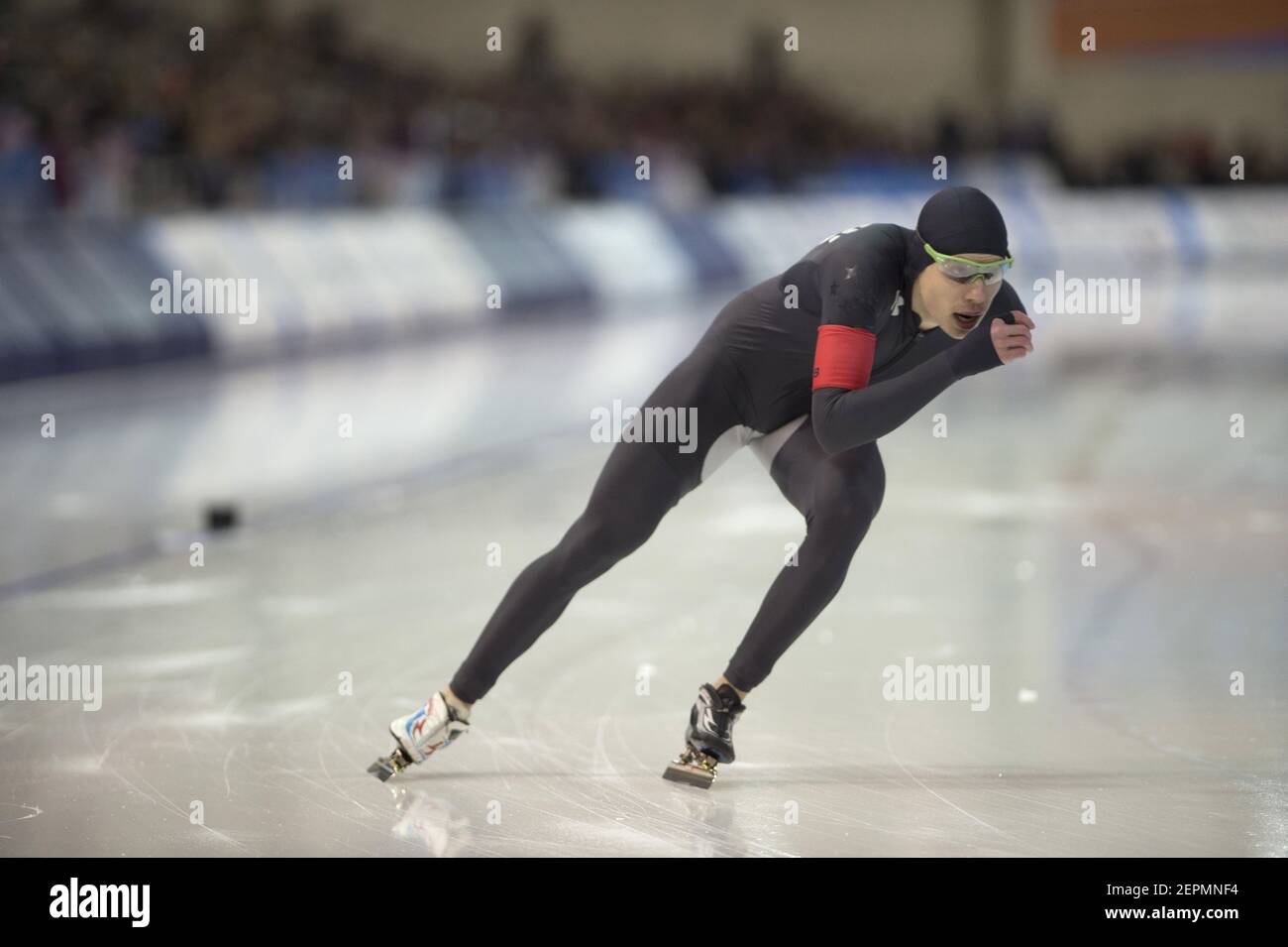 Brian Hansen, 2nd in the 1500 meters, Long Track Speedskating, Pettit