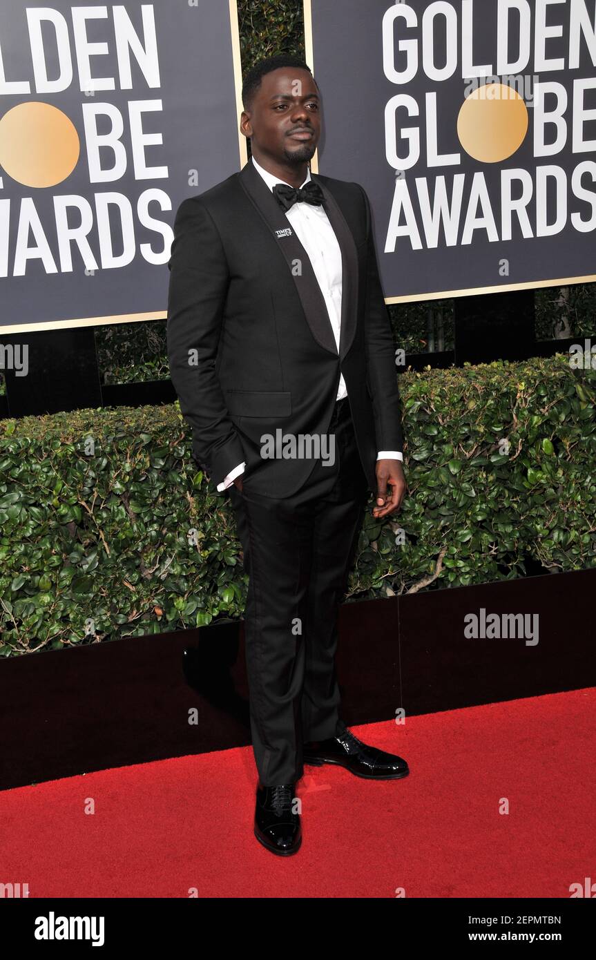 Daniel Kaluuya at the 75th Golden Globe Awards held at the Beverly