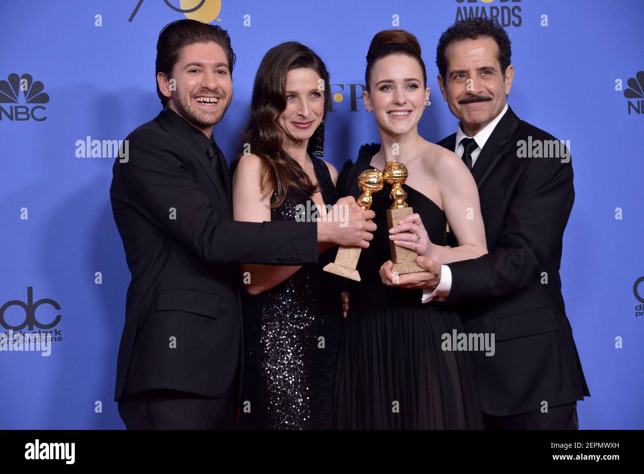 Michael Zegen Marin Hinkle Rachel Brosnahan And Tony Shalhoub At The 
