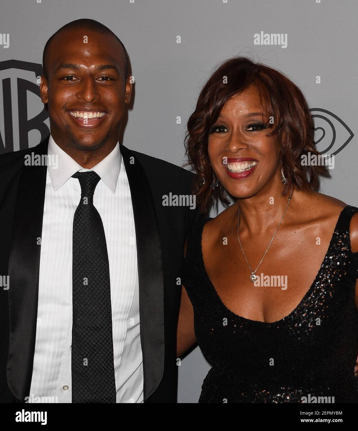 William Bumpus Jr. and Gayle King attend the 2018 InStyle and Warner