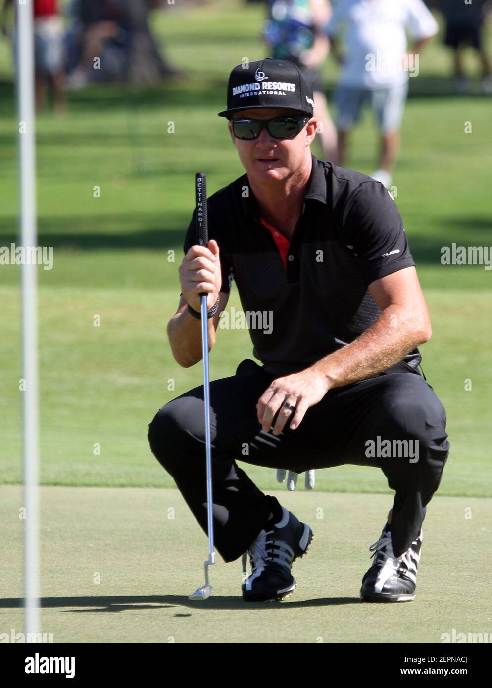 January 12 18 Brian Gay Lines Up A Putt On The 18th Hole During The Second Round Of The th Anniversary Of The Sony Open At The Waialae Country Club In January 12 18 Brian Gay Lines Up A Putt On The 18th Hole During The Second Round Of The th Anniversary Of The Sony Open At The Waialae Country Club In