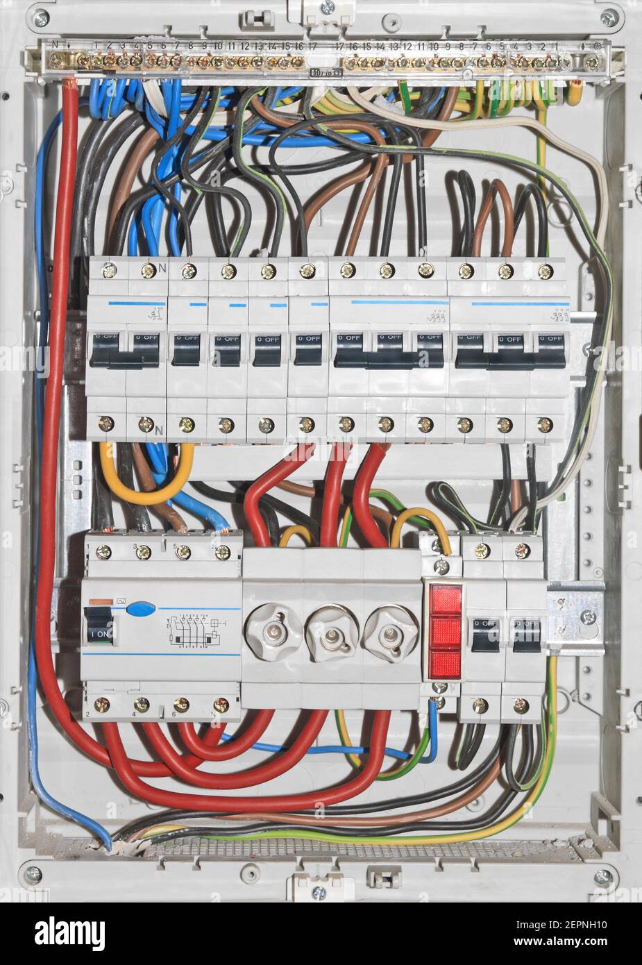 Domestic Electrical Distribution Board Mounted On Wall Stock Photo Alamy Domestic Electrical Distribution Board Mounted On Wall Stock Photo Alamy