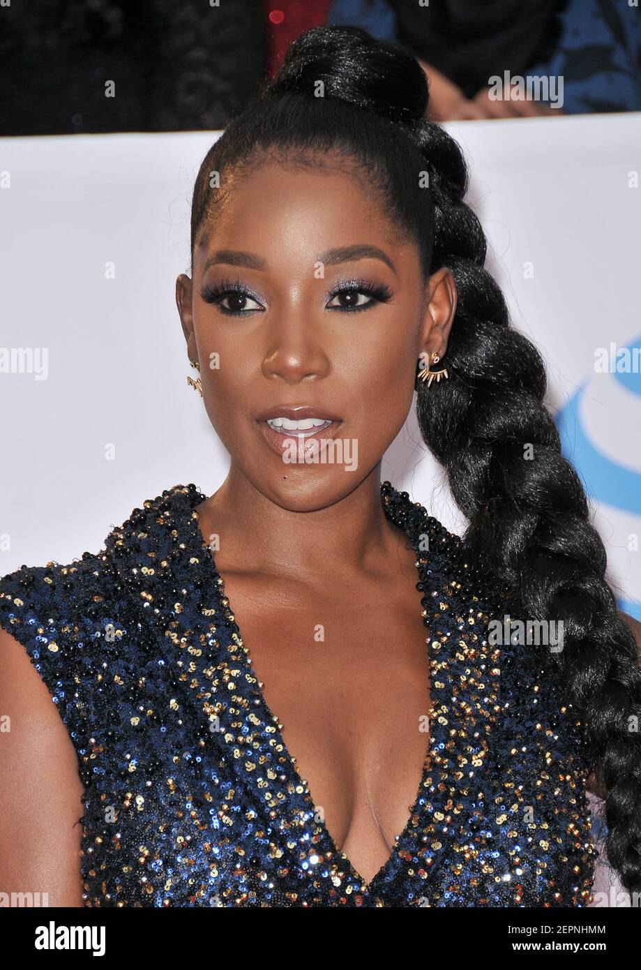 Ashley Blaine Featherson at The 49th NAACP Image Awards held at the
