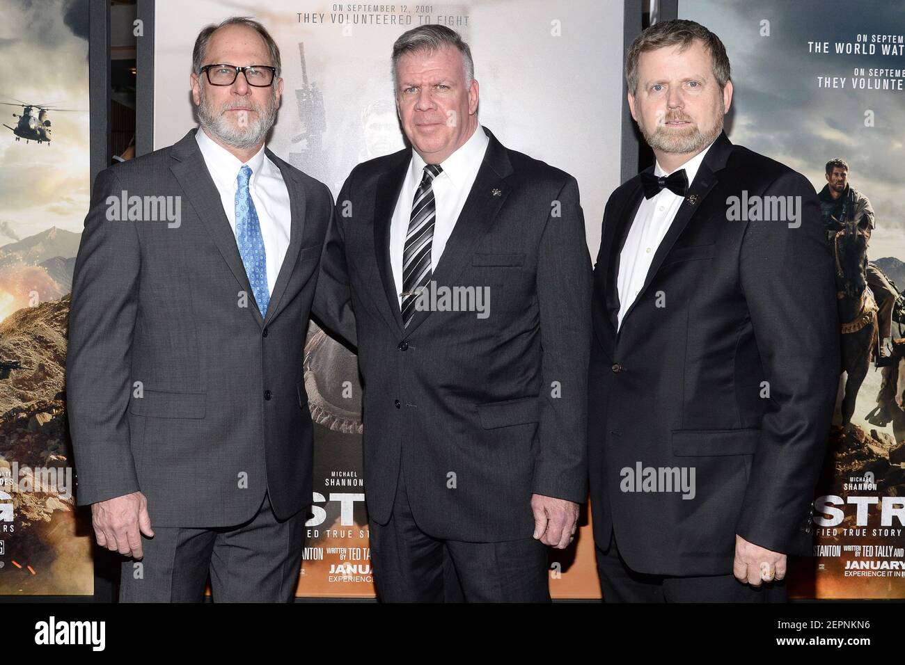 (LR) Bob Pennington, Lieutenant General John F. Mulholland, and Mark