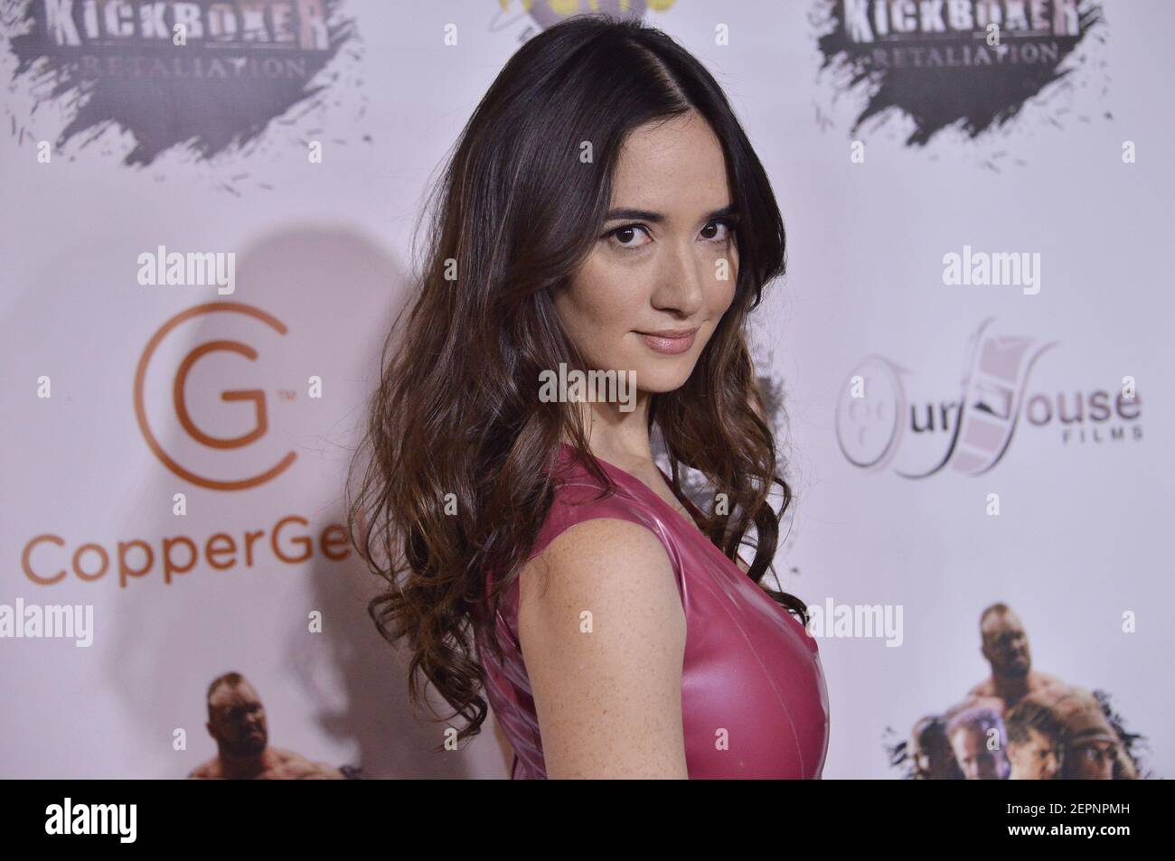 Sara Malakul Lane arrives at the "Kickboxer: Retaliation" Premiere held