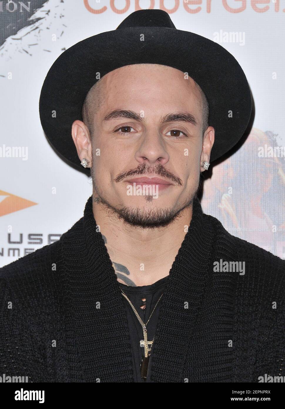 Beau Casper Smart arrives at the "Kickboxer Retaliation" Premiere held