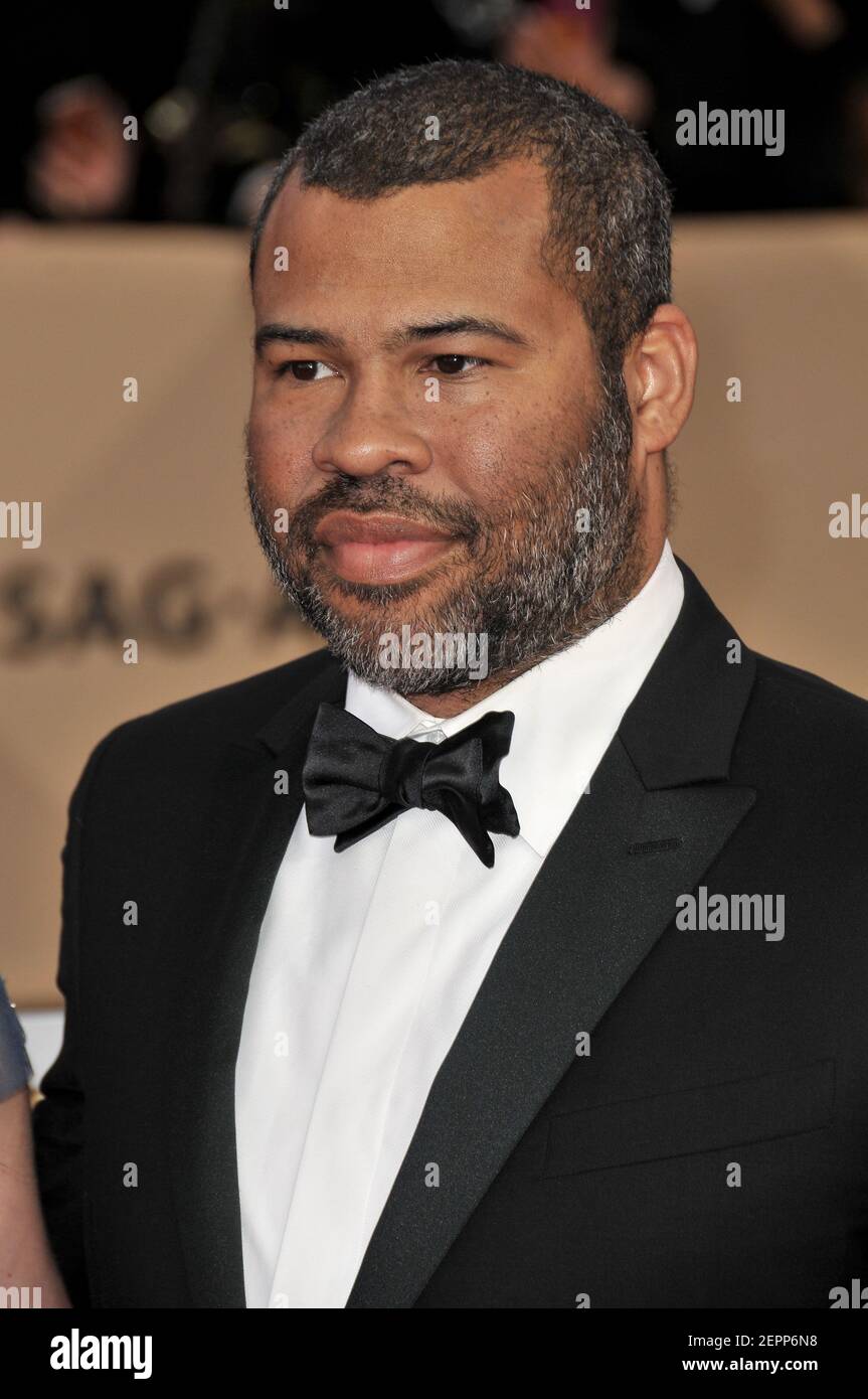 Jordan Peele arrives at the 24th annual Screen Actors Guild Awards at ...