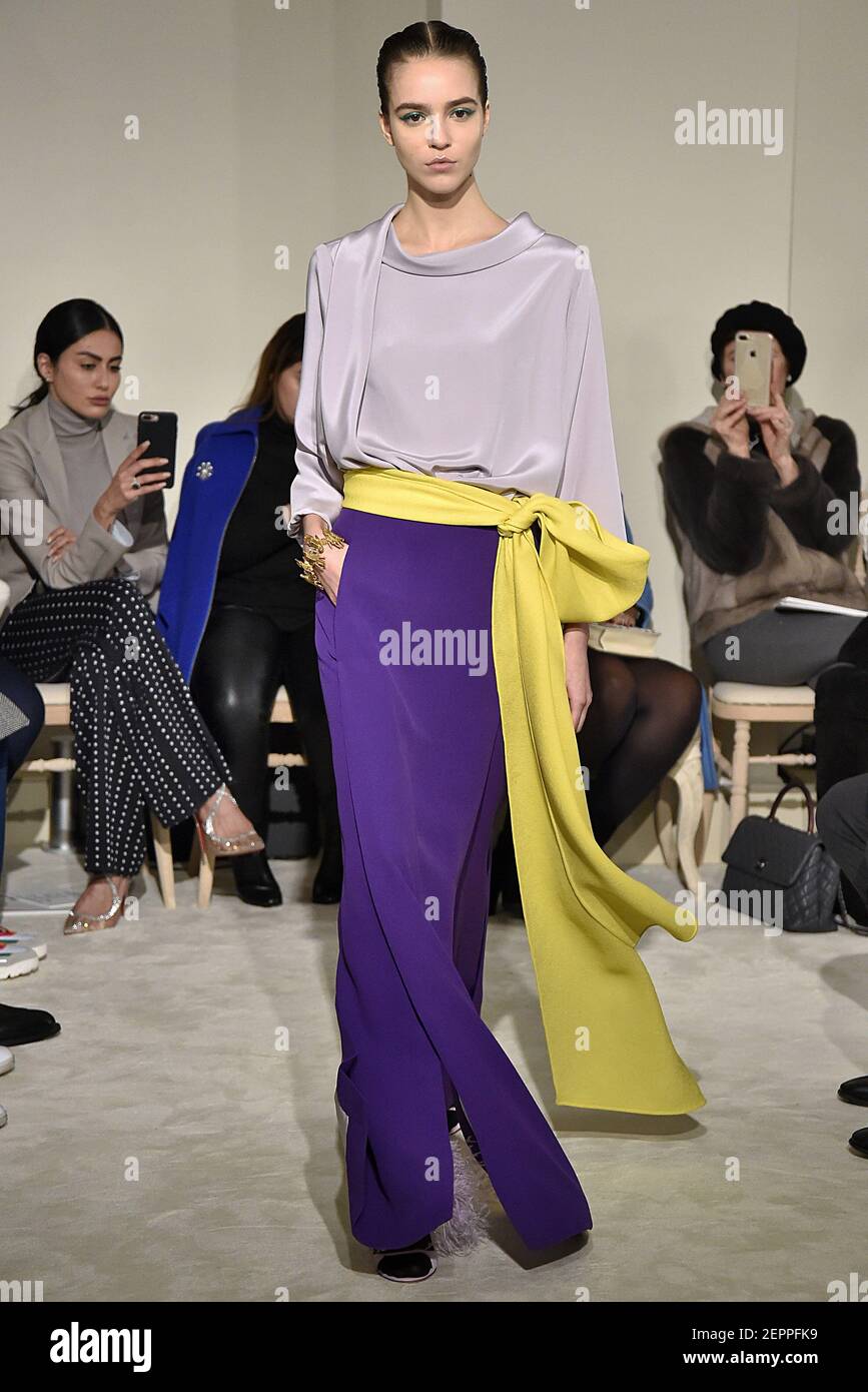 Emm Arruda walks the runway during the Louis Vuitton Paris show as