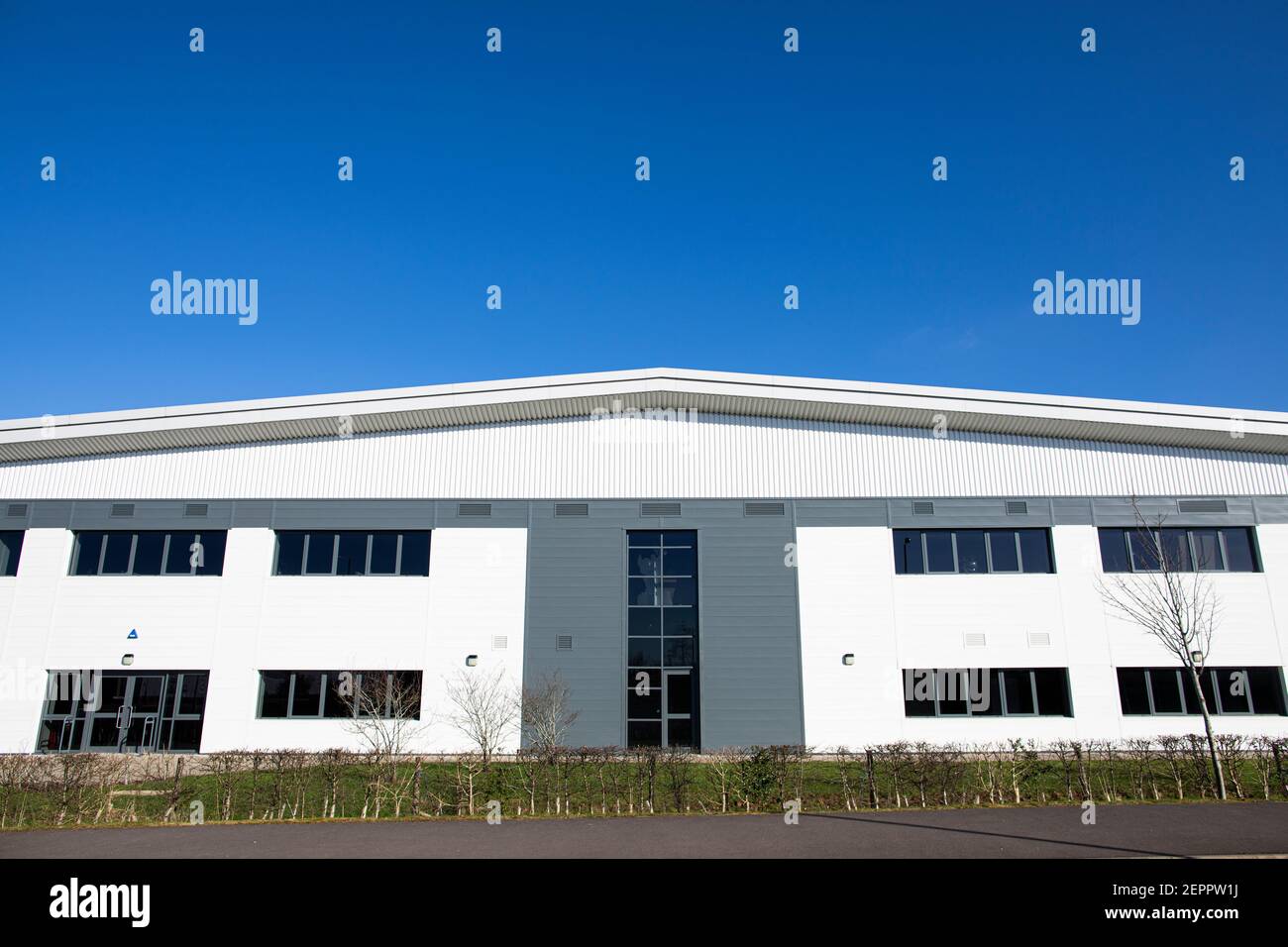 Saint Gobain Abrasives site in Stafford, England.The head office of Saint-Gobain Abrasives UK and home to approximately 93 employees. Stock Photo
